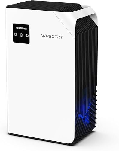 Dehumidifier, 88 oz Water Tank, Portable Dehumidifier for Bedroom, 1000 sq.ft Quiet Dehumidifiers for Home, Bathroom, Basement, RV, Closet, 7 Colors LED Lights, Auto Shut Off, Drain Hose