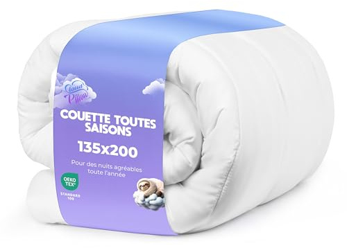 Cloud Pillow Bettdecke 135x200-4 Jahreszeiten Steppdecke mit 300 g/m2 Mikrofaserfüllung - waschbar, allergikerfreundlich & Oeko-TEX Zertifiziert
