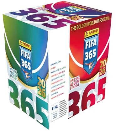 Panini FIFA 365 2026 Sticker Box mit 36 Hüllen