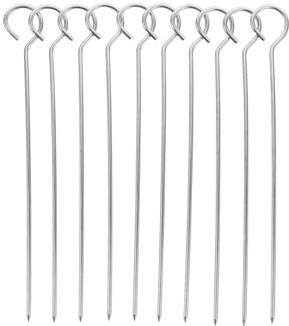 IMUSINICE 10 Piezas de Aguja de Mecha para Hacer Velas de Hierro Plata, Herramienta para Estabilizar y Centrar Mechas en Proyectos DIY de Fabricación de Velas