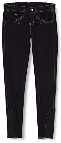 Kerbl Herren Reithose Reithose BasicPlus für Herren schwarz, Größe 46, schwarz, 46, 328783