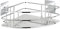 WENKO Turbo-Loc® Edelstahl Eckablage Quadro - Befestigen ohne Bohren, Edelstahl rostfrei, 27.5 x 10 x 19.3 cm, Chrom