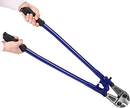 Tagliabulloni professionale, 900 mm, tagliacavi per cavi in acciaio ad alte prestazioni, diametro di taglio per 12 mm, tagliabulloni ad alta resistenza con impugnatura antiscivolo.