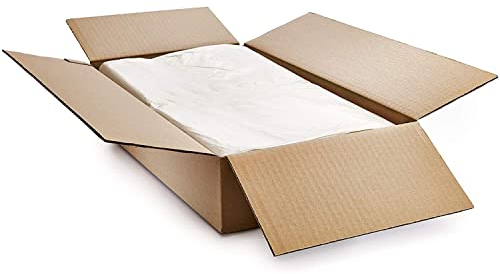 Nationwide Paper Extra Strong Clear Bin Bags 200 Pcs Refuse Sacks Everyday Commercial Trash Bags-18x29x39 Inches