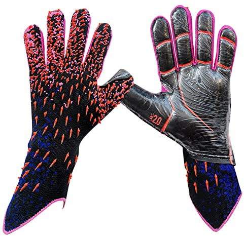 FASECKS Fußball-Torwarthandschuhe für Jungen, Kinder, Erwachsene, Fußball-Torwart-Kit, Größe 6/7/8/9/10