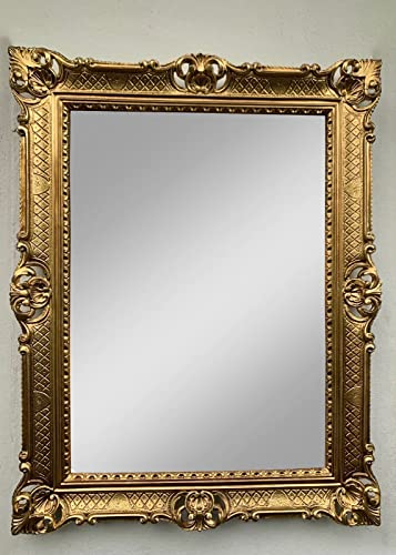 Generisch Pintici BILDERRAHMEN Barock GOLD 50x70 cm Prunk Rahmen Antik Fotorahmen 70x90 cm Gemälde Rahmen hochzeitsrahmen Werbetafel 3057 (GOLD)