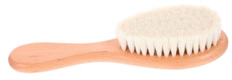 FRCOLOR 3 Piezas Cepillo De Baño Cepillo De De Palo Suave De Pelo De Jabalí Fregadora De Para Barba Cabello Bebé De Madera Artefacto De Champú Modelado