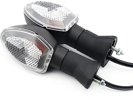 RaamKa Blinker Motorrad Blinker-Kontrollleuchte passend for Suzuki DL 1050 1000 650 V-Strom/ADV/XT SV650 SV1000/N/S SFV Motorrad-Blinkerlampe Motorrad Blinker(Clear)