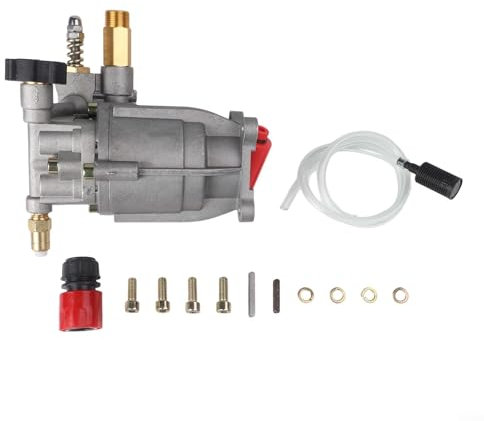 Jotekonoby Pompe de rechange pour nettoyeur haute pression - Arbre horizontal - 3400 PSI - 2,5 GPM - Protection thermique - Pour petits moteurs