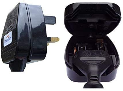 ShaniTech Europe Euro to UK 3 Pin Converter Plug Adapter - Not designed for 15.88mm plugs