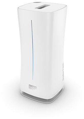 Stadler Form Luftbefeuchter Eva little, platzsparender Ultraschall-Vernebler, für Räume bis 50 m2, mit Hygrostat, Auto-Modus und Nacht-Modus, weiss