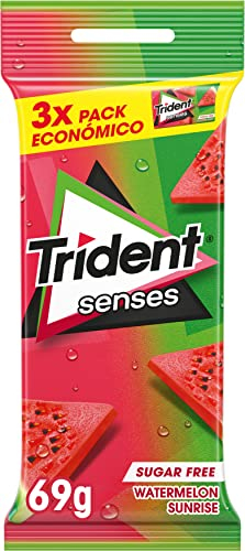 Trident Chicles Sabor Sandía Senses, 69g