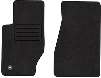 Vorne Velour Fußmatten Satz für Jeep Grand Cherokee III WK - 2-teilig - Passgenau