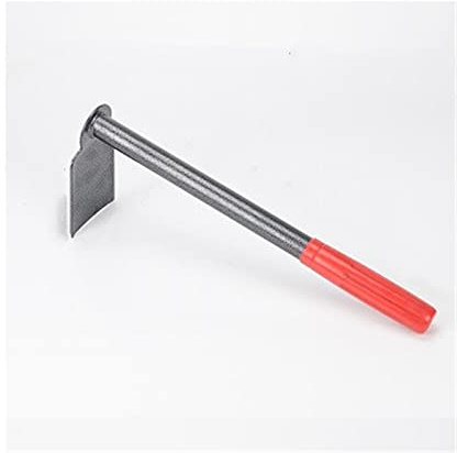 1 pieza de azada de herramientas de mano - Azada de acero con mango antideslizante Pico de jardín portátil Rastrillo Pala Excavadora de excavación para plantar Herramientas agrícolas Herramientas de j