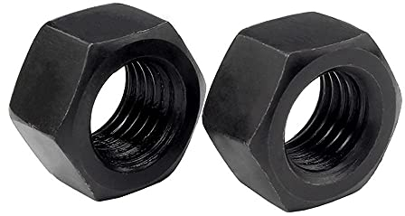 8,8 hochfeste Sechskantmutter, Schraubkappe M2m3m4m5m6m8m10-m36 schwarze Mutter, dicke Mutter-M30 [4 stücke]