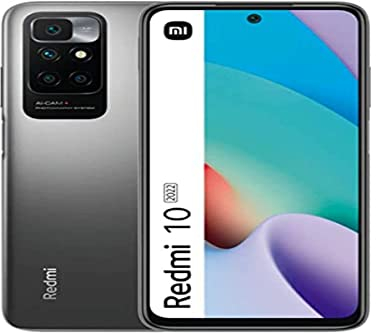 TELEFONO MOVIL LIBRE XIAOMI REDMI 10 2022 6.5- FHD+/OC HASTA 2.0GHZ// 4GB/128GB /AND11/ GRIS