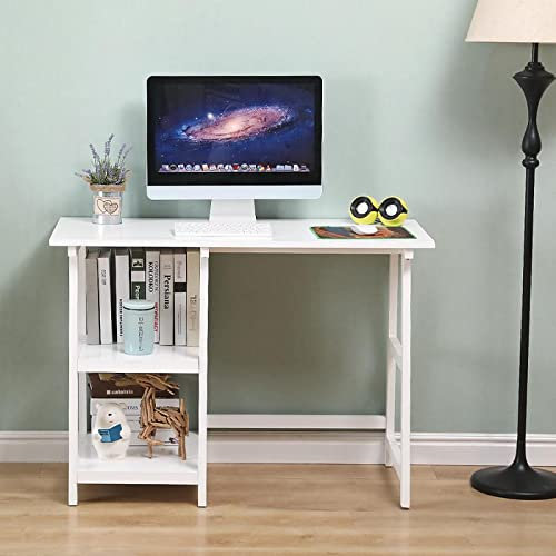 Laptop-Tisch Computertisch Mehrzweck Schreibtisch Büro Schlafzimmer Computer Schreibtische Workbench Laptop Schreibtisch Büro Schreibtisch Speichern Platz Schreibtischmöbel Arbeitstisch für das Heimbü