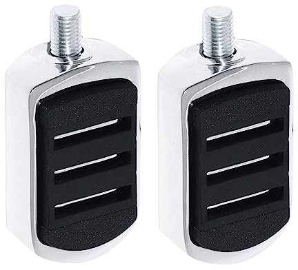 Baceyong Pedane per leva del cambio per moto, in billetta CNC, compatibili con tutti i modelli Ha-rley dal 1984 in poi, cromati