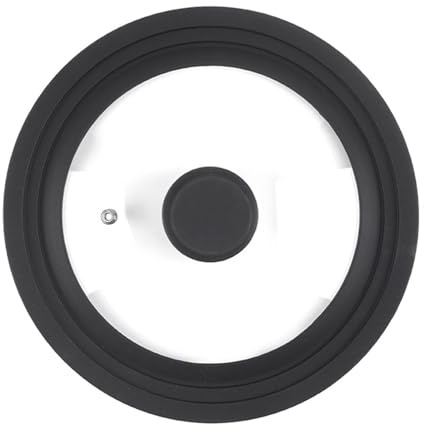 Pfannendeckel, Universaldeckel Ø 24, 26 und 28 cm für Pfannen und Töpfe, Hitzebeständig Topfdeckel, Töpfe Unterschiedlicher Größe
