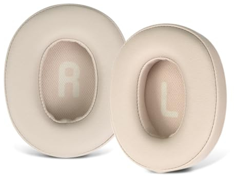SINOWO Replacement Earpads for JBL Tune 700(700BT)/710(710BT)/720(720BT)/750(750BT,750NC)/760(760NC)/770(770NC) Headphones,Ear Pads Cushions with Noise Isolation Memory Foam,Soft Protein Leather-Gold