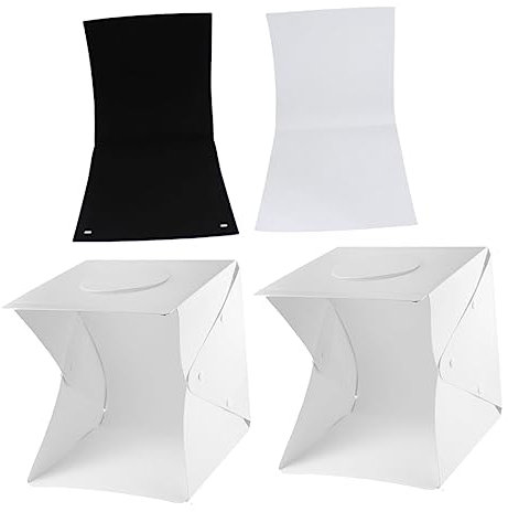 CIYODO 1satz Titel Tragbare Fotostudio Lichtbox Mit -Beleuchtung Und Hintergrundfarben Für Produktfotografie