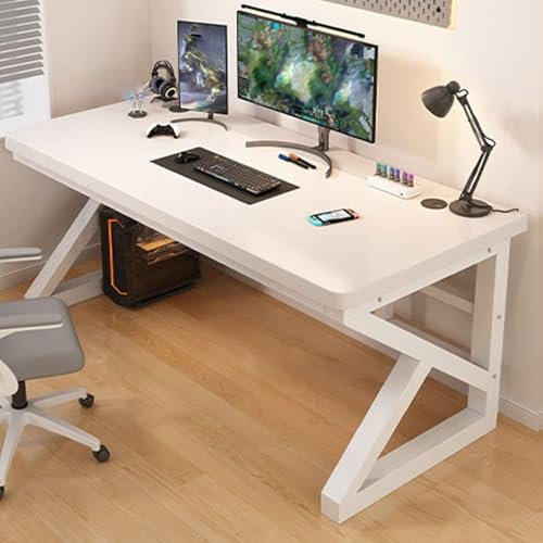 HOLGVE Kleiner Konferenztisch, rechteckiger Büro-Computertisch, Holz-Besprechungstisch, for Seminar- und Schulungstische auf kleinem Raum(Wit,31.4x23.6in/80x60cm)