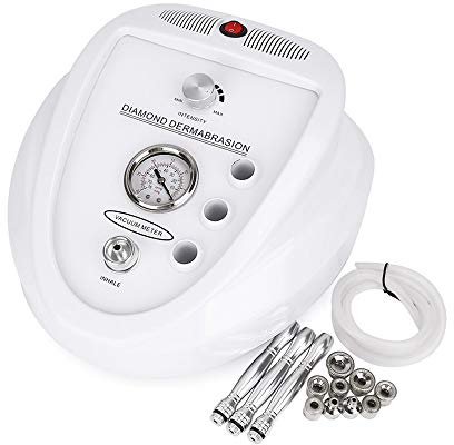 Diamant Mikrodermabrasion, 60W Mikrodermabrasionsgerät, 3 Diamant-Stift 9 Diamantkopf Microdermabrasion Gerät Hydrafacial Gerät