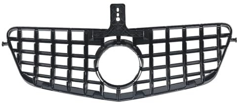 Nierengrill FÜR Benz FÜR E-KLASSE W212 2009-2013 KÜHLERGRILL GLÄNZEND SCHWARZ GT FÜR GTR Stil Auto Zubehör Werkzeuge Auto Frontgrill(Gloss Black)