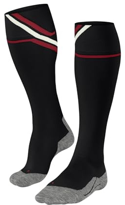 FALKE SK4 130 Years W Kh lana hilo funcional finos cálidos 1 par, Calcetines de esquí Mujer, Negro Black 3008, 37-38