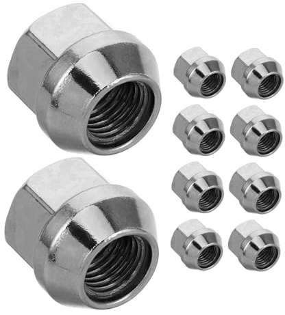 Warmhm Écrous de Roue Coniques en Acier 10 Pièces M12x1,5 Goujons de Roue pour Remorque Utilisation Automobile Maintenance