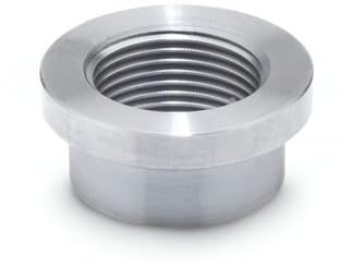 Ganter Normelemente | Schweißmuffe, Muffe | Stahl | 1 Stück | Zollgewinde G1 | mit Bund | GN 7490-ST-G1-B