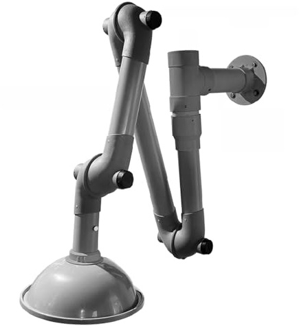 Cappa Aspirante, Cappa Aspirante Universale Da Laboratorio Braccio Aspirante 1 Pz.(Silver,Wall-mounted)