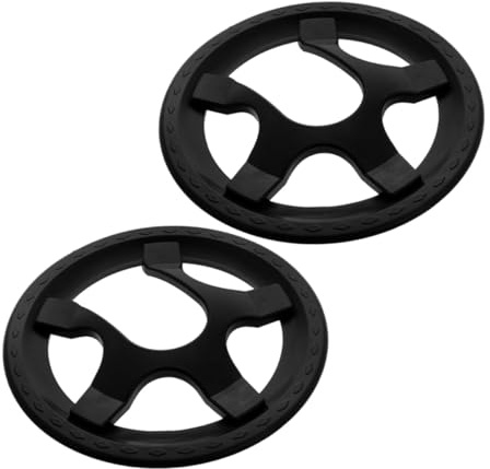 GRIRIW Copertura Protettiva per Catena Bici 2 Pezzi in Plastica Nera Resistente all'Usura per Guarnitura a 5 Fori Mountain Bike