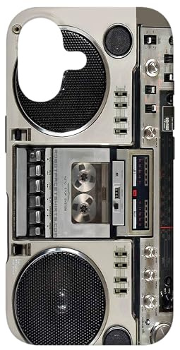 Vintage 80s Boombox Ghettoblaster Case for iPhone 17