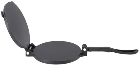 Generic Presse à Tortillas en Fonte de 7,3 Pouces, Machine à Tortillas à Farine Polyvalente pour la Cuisine et le Camping, Machine à Crêpes en Fonte Essentielle pour les Fêtes