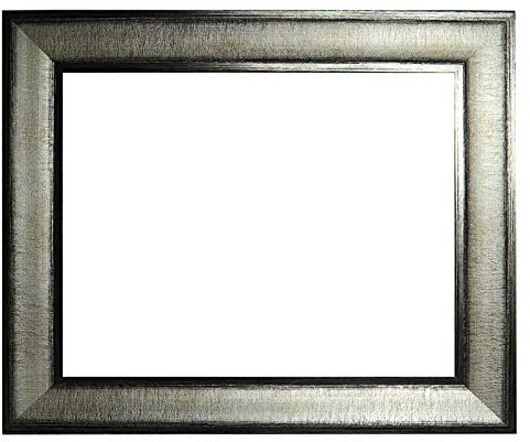 Kunststoffrahmen Silber 468 ARG, HxB 33x78 mm, Leerrahmen, 60x90 cm
