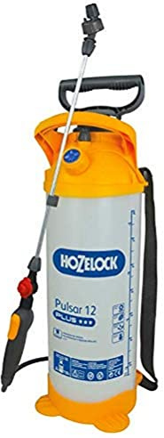 HOZELOCK - Pressure Sprayer Pulsar Plus 12L : Ideal for Large Gardens, Combines Practicality, Safety and Comfort, Separate Carrying Handle, Multi-jet Nozzle, 60cm Aluminium Lance [4312 1240]