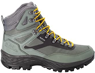 Jack Wolfskin Herr Rebellion Guide Texapore MID M Walking-sko, Gecko Green, 39,5 EU, GECKO grön, 39.5 EU