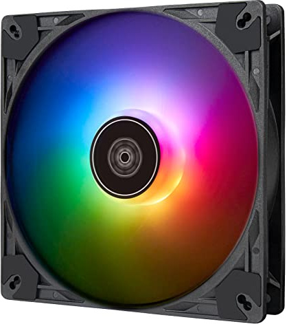 SilverStone Technology Vista 140 ARGB Performance Enhanced 140mm PWM Fan with Addressable RGB (ARGB), SST-VS140B-ARGB