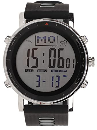 Shanrya Montre Boussole, Multifonctionnelle Etanche Robuste Haute Précision Altimètre Baromètre Montre pour la Pêche (#2)