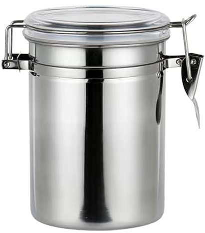 Generic Boîte de Conservation pour Café Fraîchement Torréfié, Récipient de Stockage Étanche, 1800 ml