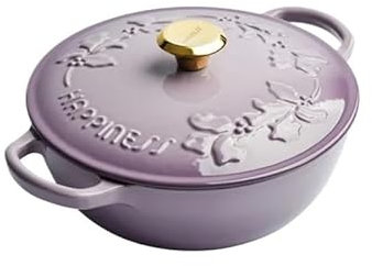 LYP-DEINEOMGS Slow Cooker e pentola for stufati: pentola Termica isolata, pentola for zuppe – utile e Facile da Pulire for Cucinare a casa(Purple)