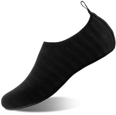 Wasserschuhe für Damen Herren u. Kinder | Größen von 22 bis 45 | Quick-Dry Schnelltrockend Schwimmschuhe | SEASOLES (Schwarz, EU Schuhgrößensystem, Jugendliche, Herren, Numerisch (von/bis), M, 30, 33)