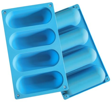 IMIKEYA 2piezas Molde Para Pan De Hot Dog De Silicona Molde De Cocina Para Hacer Hot Dogs Caseros Para Fiestas Familiares