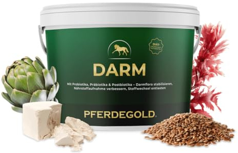 Pferdegold Darm Akut 750g - Pferde Pellets mit Probiotika & Buchweizen | Verdauung & Darm - 100% Natürlich & Dopingfrei - hohe Bioverfügbarkeit