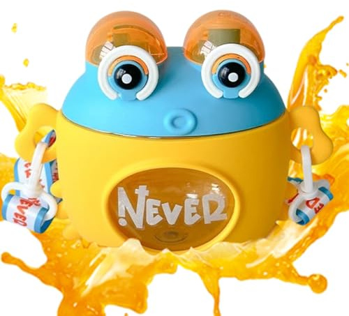 Qkbuza Gourde Enfant pour École, Bouteille Crabe 600 ml Anti-Fuite, Double Système de Boire Sportive avec Sangle pour Randonnée Pique-nique Voyage