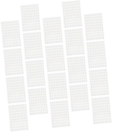 FIXOSHEE 20 Hojas Cinta Adhesiva Doble Cara para Uñas Extra Fuerte Pestañas Pegajosas Transparentes Impermeables para Manicura Protección Suave para Uñas Naturales Fácil Remoción
