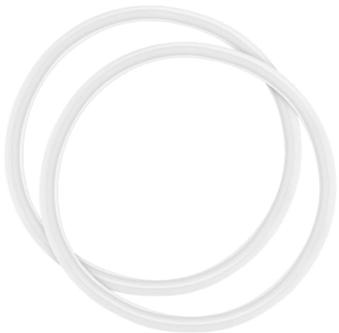 Garneck Anelli 2 Pezzi in Silicone, Guarnizioni Spesse di Ricambio, Tenuta, Facili da Installare, per Pentola a Pressione per Cucina