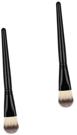 Mikikit Aplicador de Mascarilla Facial de Nylon Mango Cómodo y Firme para Extender Mascarillas de Barro, 2 Piezas para Uso DIY en Cuidado Personal