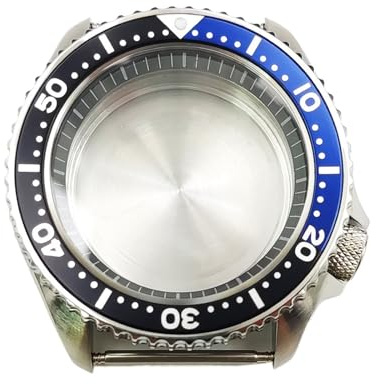 1 st herrklocka i safirfärgat 42 mm rostfritt stål, lämplig for NH35/NH36 SKX007-urverket(G8,Ore glass)